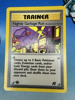 Nightly Garbage Run 77/82 1st Edition Team Rocket WOTC Pokemon Card - Image 1