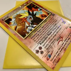 Pokemon TCG - Entei #34/53 WoTC Promo Pokemon Reverse Holo Card - Image 1
