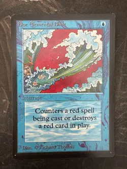 *** BETA Blue Elemental Blast *** NM-Mint Beauty! - Vintage MtG Magic - Image 1