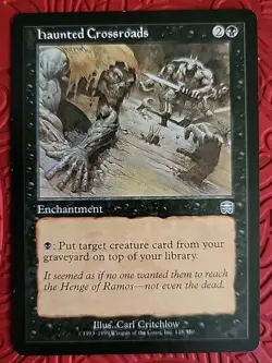 MTG Haunted Crossroads x1 LP/NM ~Mercadian Masques (Magic)*Free Shipping* - Image 1