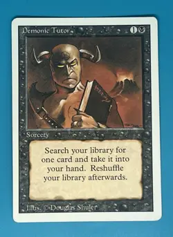 Demonic Tutor Revised Edition Regular - Image 1