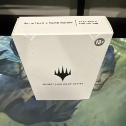 MTG Secret Lair x Tomb Raider Traditional Foil Edition Sealed - Image 1