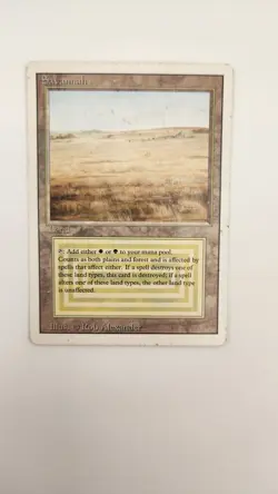Magic: the Gathering - Savannah Dual Land (Revised Edition, 1994) MTG - Image 5