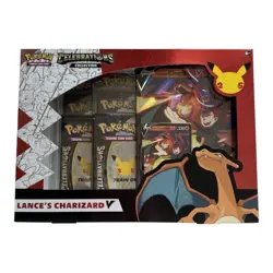 Pokemon TCG: Celebrations Collection Box Lance's Charizard V *Sealed* 820650101625 - Image 1