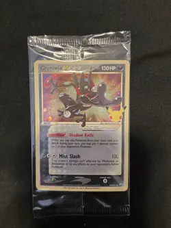 Pokemon SWSH Promo 25th Anniversary Gold Star Greninja SWSH144 - Sealed - Image 1