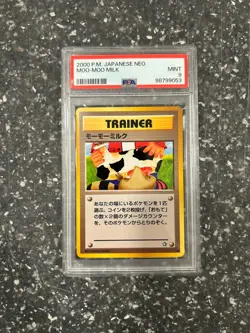 Pokemon Neo Moo Moo Milk 2000 Japanese, PSA 9 - Image 1