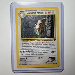 2000 Pokemon Gym Challenge Giovanni's Persian Holo #8/132 LP - Image 1