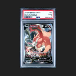 2022 POKEMON SWORD & SHIELD BRILLIANT STARS #154/172 CHARIZARD V PSA 9 - Image 1