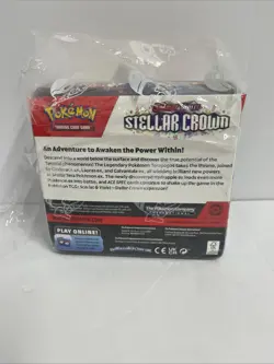 Pokemon TCG Scarlet and Violet Stellar Crown BOOSTER Box Open 36 Pack Sealed - Image 3