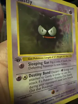 Pokemon TCG Gastly Base Set, 1st Edition 50/102 Never Played Near Mint - Image 3