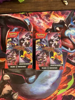 Pokemon TCG Scarlet & Violet Destined Rivals Sealed Booster Bundle (Lot of 2) - Image 1
