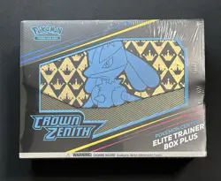 Crown Zenith Pokemon Center Elite Trainer Box Plus ETB - Factory Sealed - Image 1