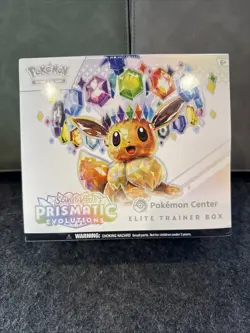 Prismatic Evolutions Pokemon Center Elite Trainer Box ETB Factory Sealed NEW - Image 1