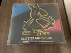 Pokemon TCG: Crown Zenith Elite Trainer Box - factory sealed with plastic case 820650851476 - Image 1