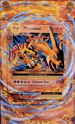 Pokemon M Charizard Ex Evolutions 13/108 Custom Case Extended Artwork - Image 1