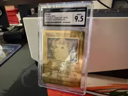 Pokemon Pikachu Ultra-Premium Collection Gold Metal Promo #58 CGC 9.5 - Image 1