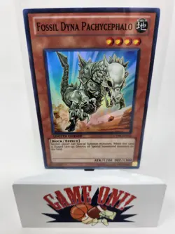 YuGiOh Fossil Dyna Pachycephalo CT08-EN012 Limited Edition Super Rare NM - Image 1