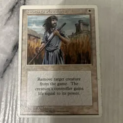MTG Card - Swords To Plowshares 1995 - Image 1
