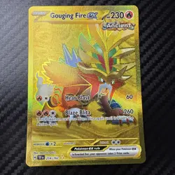 Gouging Fire EX 214/162 Sv05: Temporal Forces Holo Card NM - Image 1