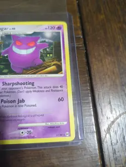 Pokemon Gengar Card 17/99 Arceus Regular Non-Holo NM/ Condition 2009 TCG Rare - Image 3