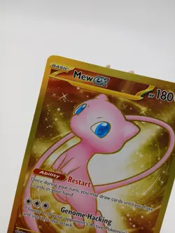 Mew EX 205/165 - Scarlet & Violet 151 - Gold Holo LP Pokemon Card - Image 2