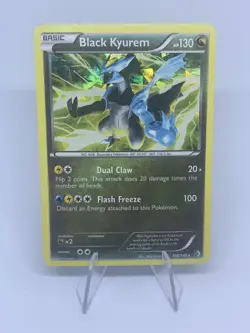 Black Kyurem 100/149 Holo Rare - Boundaries Crossed - Pokemon Card - Image 1