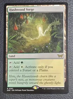 Hushwood Verge Duskmourn: House of Horror Regular MTG NM Magic Card - Image 1