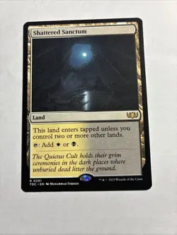 Shattered Sanctum - Commander: Tarkir: Dragonstorm MTG Plus Bonus Card!!! - Image 1