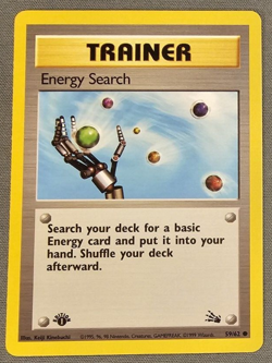 NM/EX+ Energy Search - 59/62 - 1st Edition - Fossil - Pokemon Card - Image 1