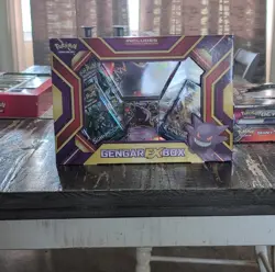 Pokemon Gengar EX Box Promo & Booster Trading Card Game Box English - Image 1