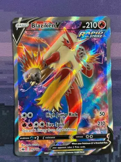 Blaziken V 161/198 Pokemon Chilling Reign Rare Ultra Near Mint Card NM 1 - Image 1