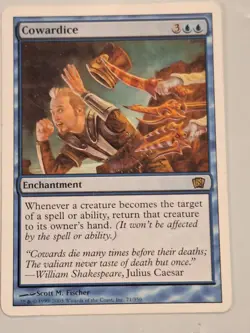 Cowardice - 8th Edition Core Set Magic the Gathering MTG Nice! - Image 1