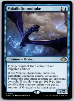 Volatile Stormdrake R Modern Horizons 3 79 NM - Image 1