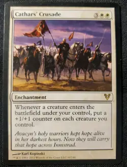 Cathars' Crusades Avacyn Restored LP Mtg Magic The Gathering See Detailed Pics - Image 1