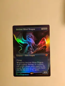 Ancient Silver Dragon Borderless Foil - Image 1