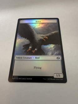 X4 Bird/Monk Double-Sided Token FOIL NM/M Tarkir Dragonstorm MTG Magic - Image 1