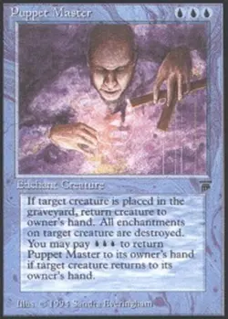 1 x Puppet Master - Legends - Light Play - MTG - Image 1