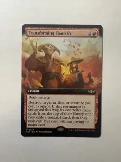 Transforming Flourish (Extended Art) Commander: Tarkir: Dragonstorm Regular - Image 2