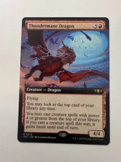 Thundermane Dragon (Extended Art) Commander: Tarkir: Dragonstorm Regular - Image 2