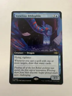 Voracious Bibliophile (Extended Art) Commander: Tarkir: Dragonstorm Regular - Image 2