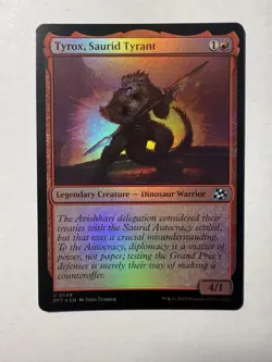 Tyrox, Saurid Tyrant Aetherdrift Foil - Image 2