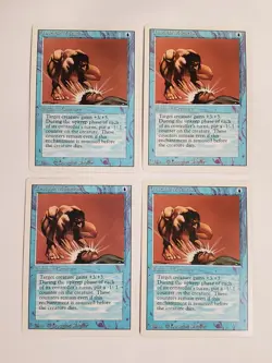 MTG Playset 4x Unstable Mutation (Revised/Blue/C) - BGM - Image 1