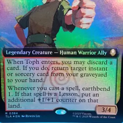 Toph, Hardheaded Teacher (Extended Art) Avatar: The Last Airbender Foil - Image 2