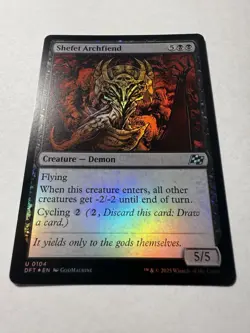 Shefet Archfiend Aetherdrift Foil - Image 1