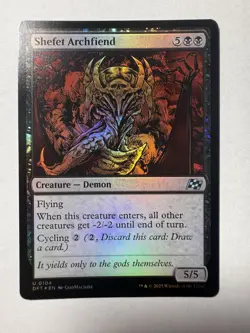 Shefet Archfiend Aetherdrift Foil - Image 2
