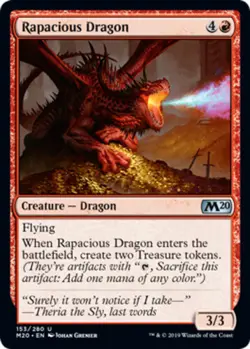 Rapacious Dragon x4 - Magic Core Set 2020 - NM-Mint, English - Magic Core Set 20 - Image 1