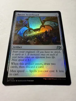 Racers' Scoreboard Aetherdrift Foil - Image 1