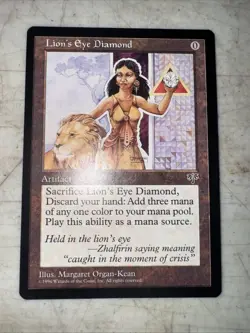 1996 Magic: The Gathering Mirage Lion's Eye Diamond #NNO - Image 1