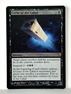 MTG Curse of the Cabal FOIL - Time Spiral Car - Image 1