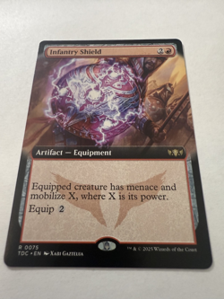 Infantry Shield (Extended Art) Commander: Tarkir: Dragonstorm Regular - Image 1